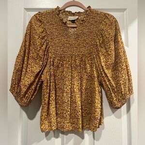 Universal Thread Women’s Size XS Floral Prairie Blouse